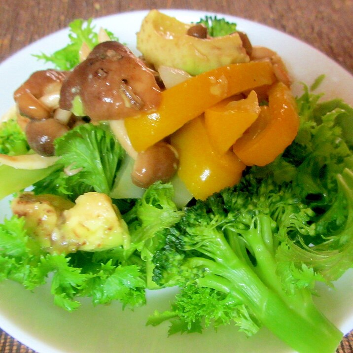 アボカド パプリカ きのこのマリネのわさび菜サラダ レシピ 作り方 By Mococo05 楽天レシピ アボカド パプリカ きのこのマリネのわさび菜サラダ レシピ 作り方 By Mococo05 楽天レシピ